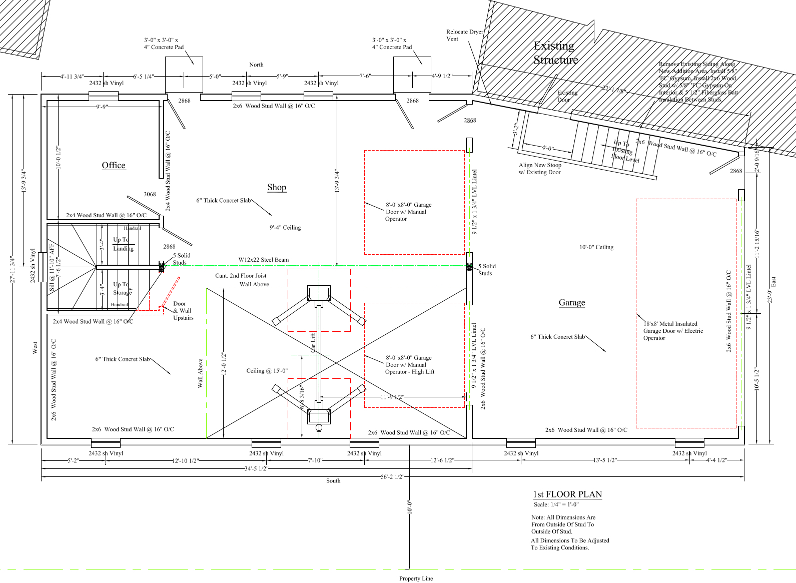 1st Floor Layout